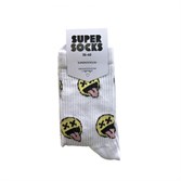 Носки SUPER SOCKS Смайлики (35-40, Белый ) - фото 17064