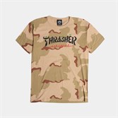 Thrasher футболка CALLIGRAPHY S/S DESERT CAMO - фото 17282