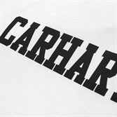 Carhartt WIP Футболка S/S College T-Shirt WHITE / BLACK. - фото 17741