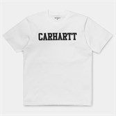 Carhartt WIP Футболка S/S College T-Shirt WHITE / BLACK. - фото 17743