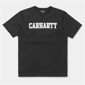 Carhartt WIP Футболка S/S College T-Shirt BLACK / WHITE. - фото 17744