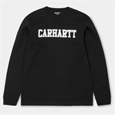 Carhartt WIP Футболка дл. Рукав L/S College T-Shirt BLACK / WHITE. - фото 17747