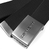 Carhartt WIP Ремень Clip Belt Chrome BLACK. - фото 17789