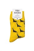 Yes Socks Носки "Дино на желтом" 40-45 - фото 17944