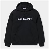 Carhartt WIP Толстовка с капюшоном Hooded Carhartt Sweatshirt BLACK / WHITE - фото 18056