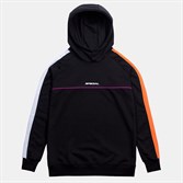 Худи SPECIAL Stripe черный бело-оранж рукава - фото 19798