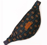 Сумка на пояс ЗАПОРОЖЕЦ Шишки черная - фото 20007