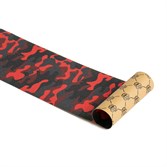 Шкурка для скейтборда Dip Grip CAMO: RED - фото 20641
