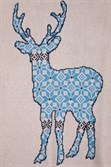 Свитер ЗАПОРОЖЕЦ Deer x Helga grey/blue - фото 21141