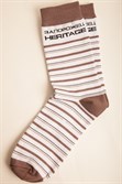 Носки ЗАПОРОЖЕЦ HERITAGE Полоски 2019 Белый/Коричневый - фото 21279