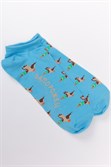 Носки ЗАПОРОЖЕЦ Дичь 86 Бит короткие голубой 35-40 - фото 21292