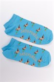 Носки ЗАПОРОЖЕЦ Дичь 86 Бит короткие голубой 35-40 - фото 21295