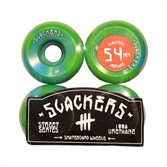 Колеса SLACKERS street series "stoner" лайм и синий, 100А/54мм - фото 21387