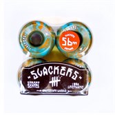 Колеса SLACKERS street series "stoner" синий и оранжевый, 100А/56мм - фото 21401