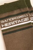 Носки ЗАПОРОЖЕЦ HERITAGE Лого 2019 Темно-Оливковый - фото 21487