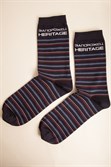 Носки ЗАПОРОЖЕЦ HERITAGE Полоски 2019 Темно-Синий - фото 21500