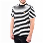 Футболка кор. рукав CARHARTT WIP SCOTTY STRIPE, BLACK / WAX I027732 - фото 21692