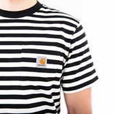 Футболка кор. рукав CARHARTT WIP SCOTTY STRIPE, BLACK / WAX I027732 - фото 21693