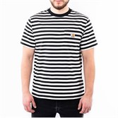 Футболка кор. рукав CARHARTT WIP SCOTTY STRIPE, BLACK / WAX I027732 - фото 21695