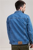 Куртка ЗАПОРОЖЕЦ ZAP-JK01 Mens Denim Jacket Mid-Blue - фото 22278