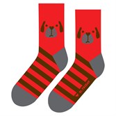 Носки St. Friday socks Собака Неулыбака красный - фото 23497