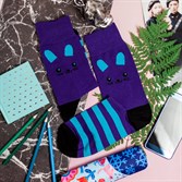 Носки St. Friday socks Заяц Ушастый фиолетовый - фото 23498