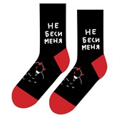 Носки St. Friday socks Голубь мира черный.красный - фото 23540