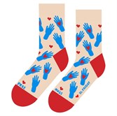 Носки St. Friday socks Сердечко в Руке - фото 23610