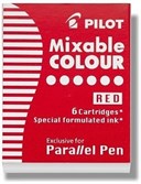 PIlot картридж для ручки уп. из 6шт красные - фото 28138