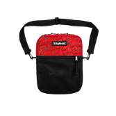 Сумка через плечо ТАЙНА L крас.-чер./вопросы - фото 29425