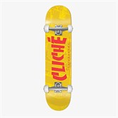 Скейт в сборе Cliche Banco FP  Yellow 7.5 - фото 30204