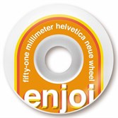 Колеса (к-т) Enjoi  Helvetica Neue Wheels Orange 51mm - фото 30242