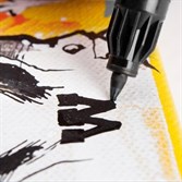 Molotow Маркер ONE4ALL 127HS-CO акриловый 127501 (223) металлик черный 1,5 мм - фото 30568