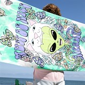 Полотенце RIPNDIP Think Factory Beach Towel Green - фото 31354