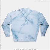 Толстовка КУЛЬТУРА oversize  "basic", tie dye голубой - фото 31469
