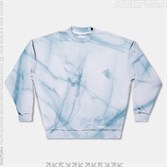 Толстовка КУЛЬТУРА oversize  "basic", tie dye голубой - фото 31470