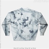 Толстовка КУЛЬТУРА oversize  "basic", tie dye серый - фото 31473