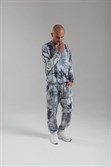 Толстовка КУЛЬТУРА oversize  "basic", tie dye серый - фото 31733