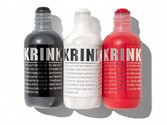 Маркеры KRINK набор K-60 3шт I черный белый красный - фото 32426