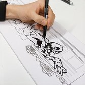 Скетчбук FLUX Stockholm subway 594x180mm 40страниц 170гр. - фото 32635