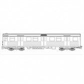 Скетчбук FLUX Stockholm subway 594x180mm 40страниц 170гр. - фото 32637