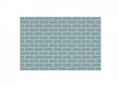 Стикер Brick Wall / серая стена 8x12 см. - фото 33745
