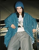 Джинсовая рубашка "SoWhat?" с рваным низом - фото 33992