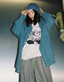 Джинсовая рубашка "SoWhat?" с рваным низом - фото 33994