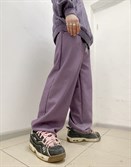 Широкие джинсовые брюки SoWhat? / розовые - фото 34002