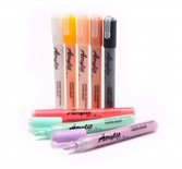 Fat&Skinny PASTEL 8 шт набор маркеров акриловых двусторонних - фото 34225