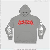 Худи КУЛЬТУРА oversize  "Noir", светло-серый - фото 34325