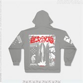 Худи КУЛЬТУРА oversize  "Noir", светло-серый - фото 34326