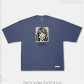 Футболка КУЛЬТУРА oversize,"Anime", синий - фото 34332