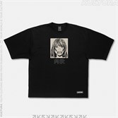 Футболка КУЛЬТУРА oversize,"Anime", черный - фото 34346